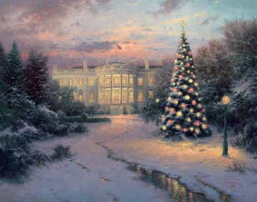 the duchess of alba and her duenna Painting - The Lights of Liberty Thomas Kinkade